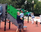 Goudy Square Park Playground